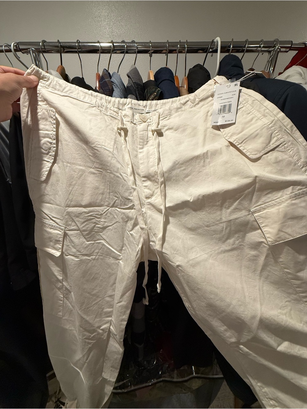 NWT Good American Parachute Cargo Pants - Picture 6 of 11